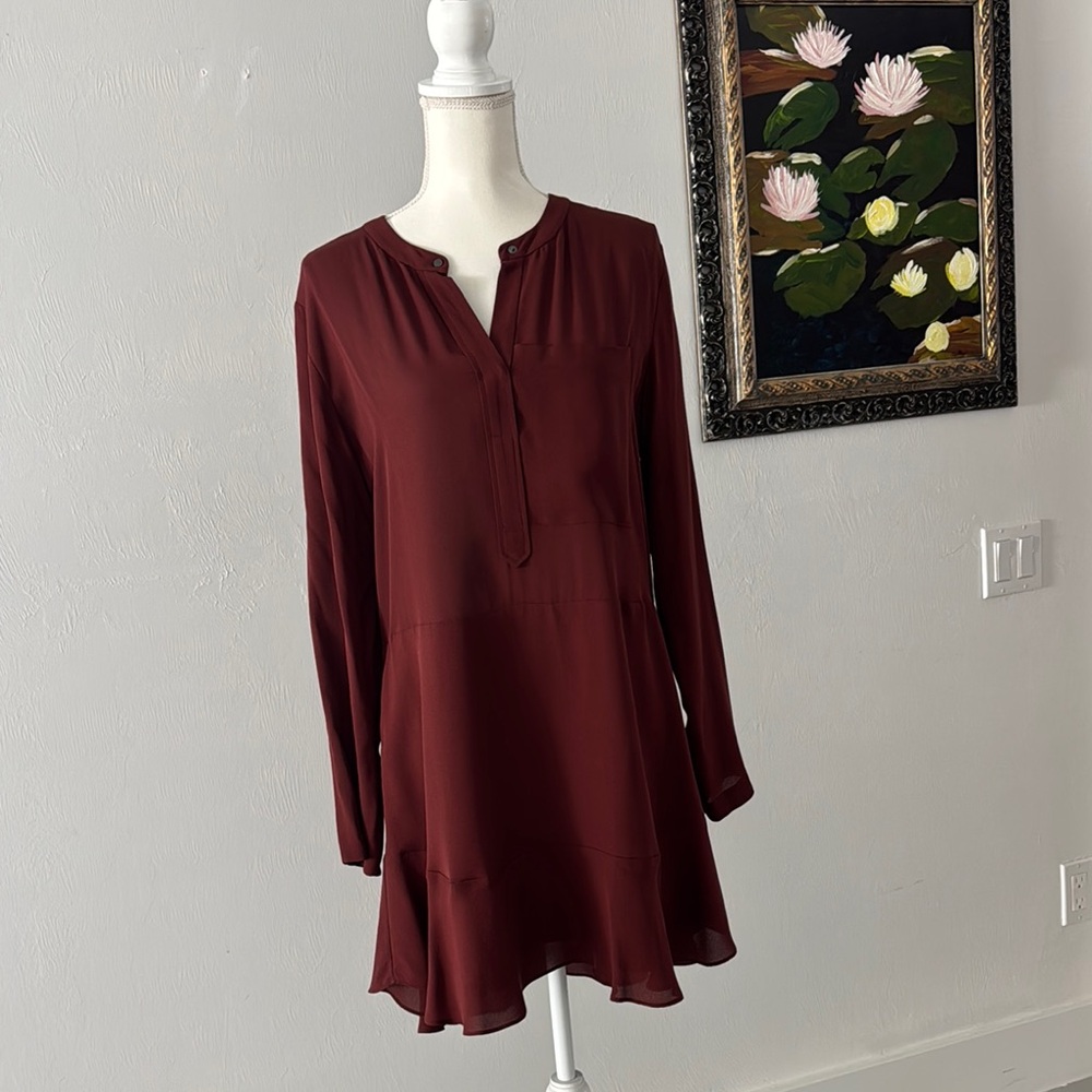Elegant A.L.C. Burgundy Women's Dress